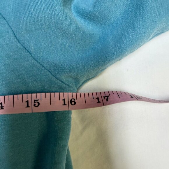 Patagonia Girls Fitz Roy Rainbow Hoodie Aqua Blue M GUC - Picture 6 of 13